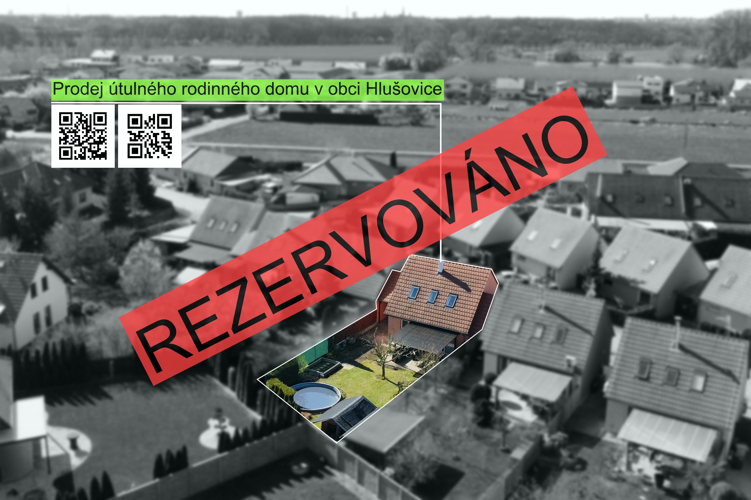 Prodej útulného rodinného domu v obci Hlušovice