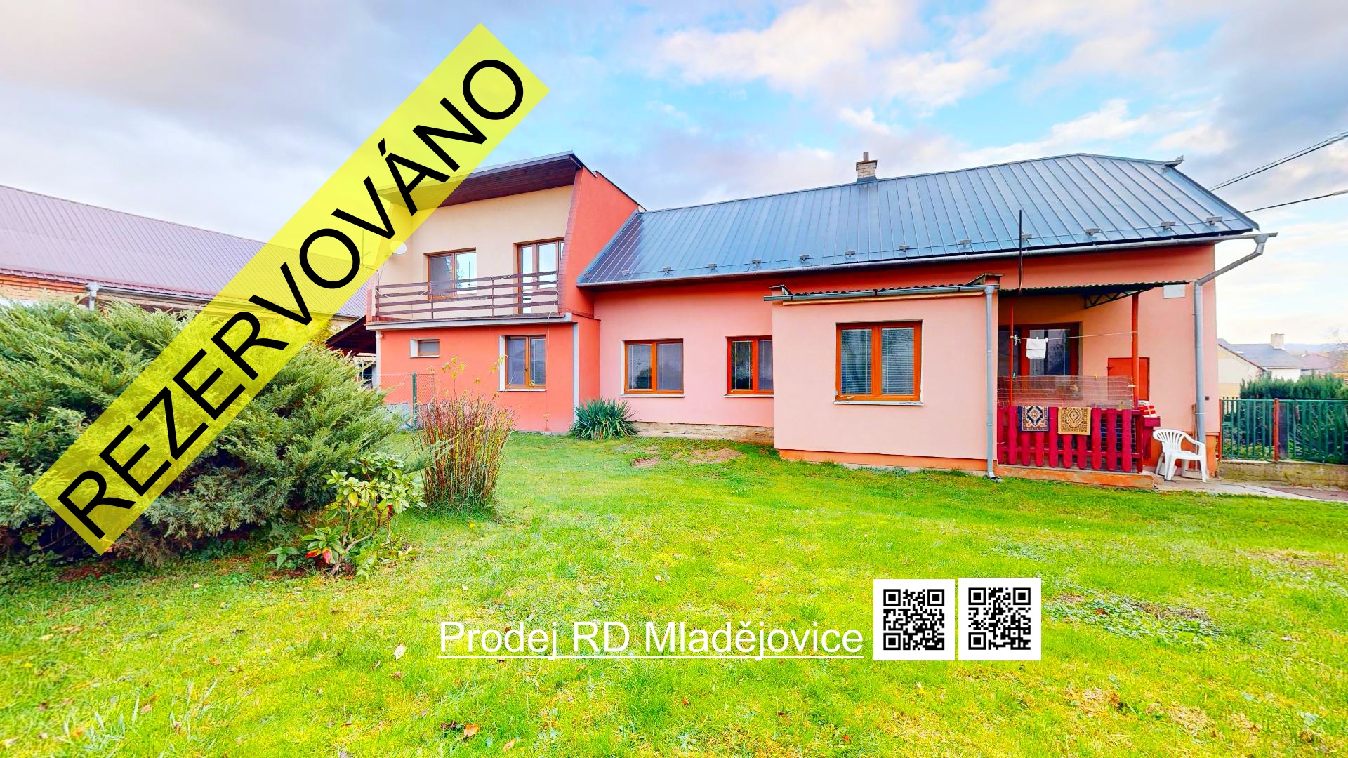 Prodej rodinného domu v obci Mladějovice 187 m2 s pozemkem 1664 m2